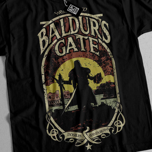 TEE NR 503 | BALDUR'S GATE | RETRO SHORT SLEEVE T-SHIRT FOR M/F