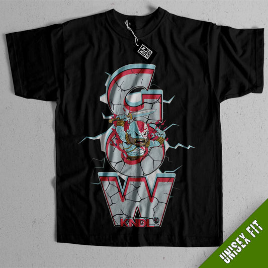 a black t - shirt with the letter c on it