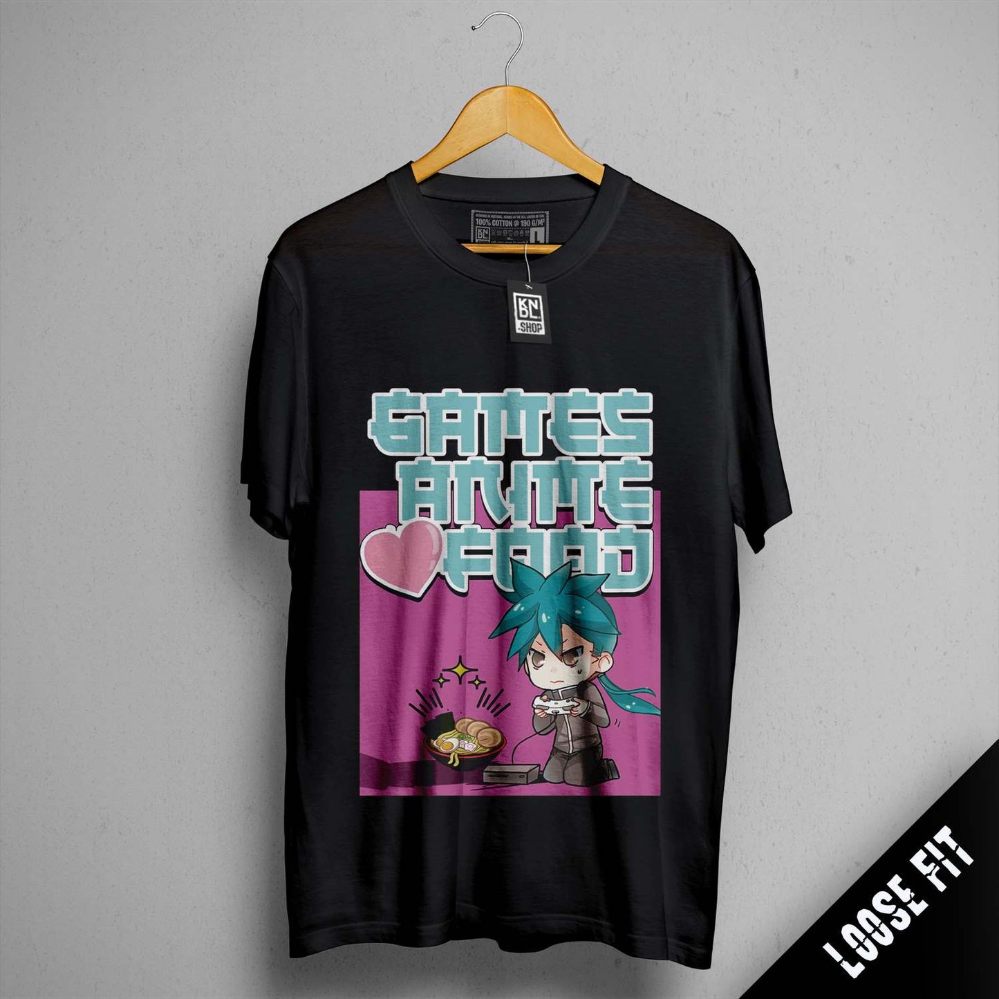 a t - shirt with a picture of a cartoon character on it