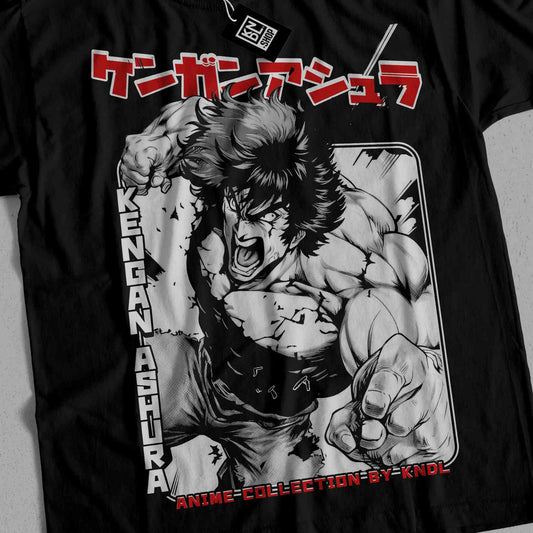 a black t - shirt with a picture of an anime character on it