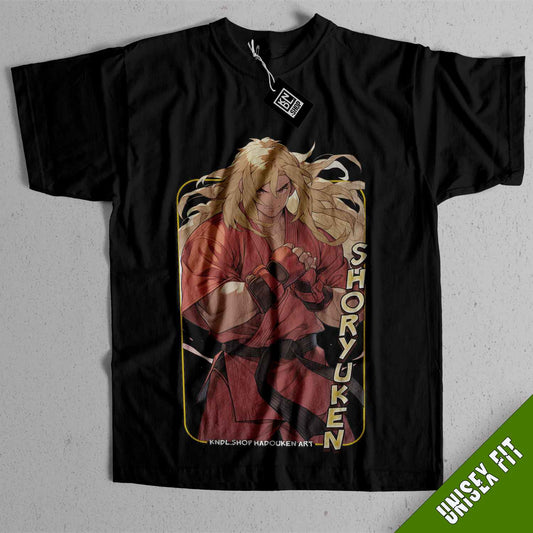 a black t - shirt with a picture of a woman holding a gun