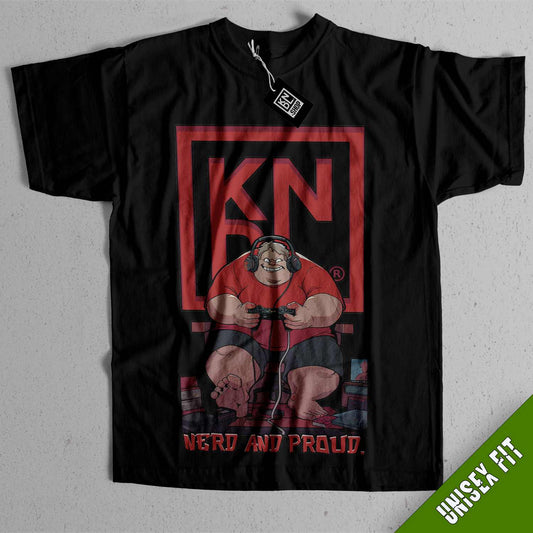 a black shirt with a picture of a wrestler on it