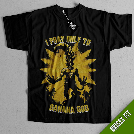 a black t - shirt with a picture of a demon on it