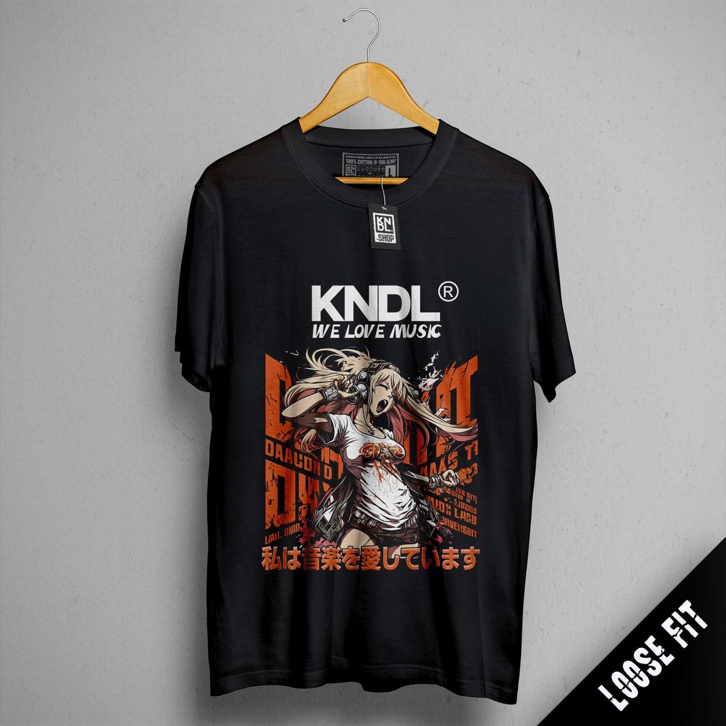 a black t - shirt with a picture of a girl holding a basketball