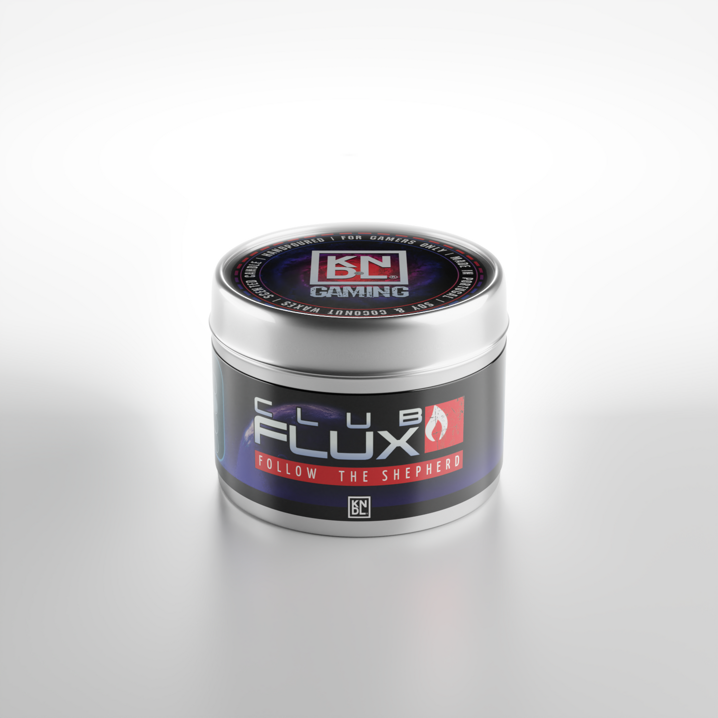 TIN NR 27 | CLUB FLUX | MASS EFFECT INSPIRED SCENTED CANDLE