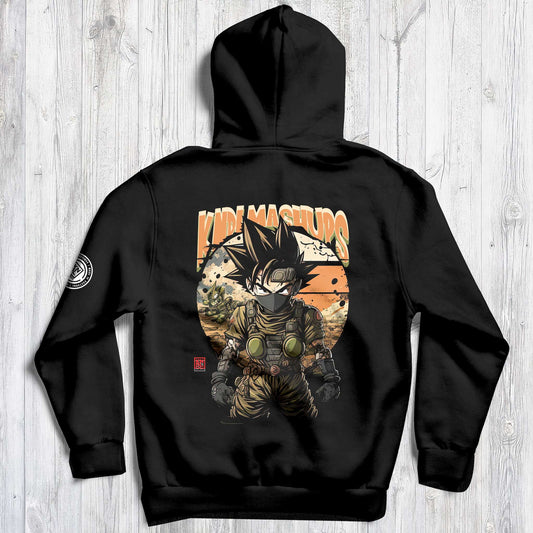 NR 05 | MASHUP DRAGON-DUTY | INSPIRED BY CALL OF DUTY AND DRAGON BALL | UNISEX HOODIE SWEATER | KANGAROO POCKETS | CVC