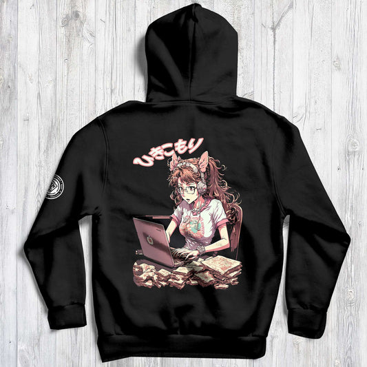 NR 03 | HIKIKOMORI | INSPIRED BY JAPANESE CULTURE | UNISEX HOODIE SWEATER | KANGAROO POCKETS | CVC