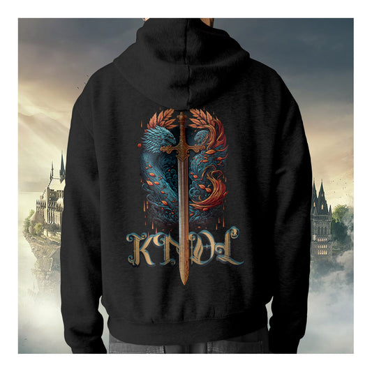 NR 17 | SWORD OF GRYFFINDOR | INSPIRED BY HOGWARTS LEGACY HARRY POTTER | UNISEX HOODIE SWEATER | KANGAROO POCKETS | CVC