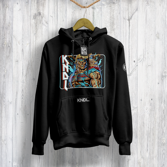 NR 49 | THE EIGHTIES WARRIOR INSPIRED BY HE-MAN | UNISEX HOODIE SWEATER | KANGAROO POCKETS | CVC