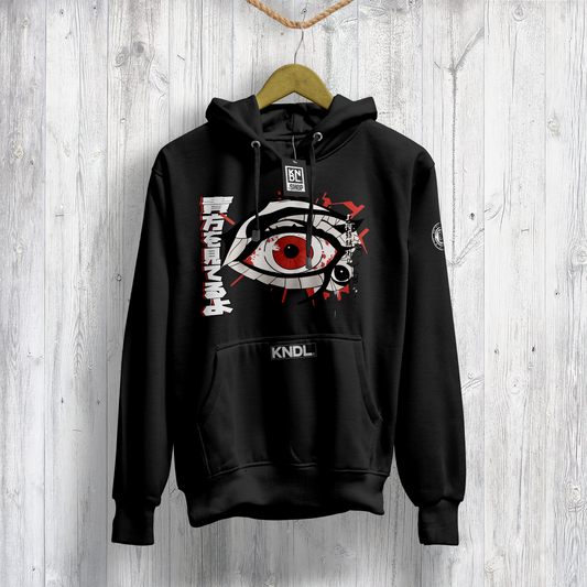 NR 23 | 貴方を見てるよ-WATCHING YOU | INSPIRED BY MANGA - ANIME | UNISEX HOODIE SWEATER | KANGAROO POCKETS | CVC