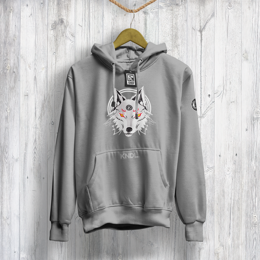 NR 24 | MORO ŌKAMI | INSPIRED BY MONONOKE HIME ANIME | UNISEX HOODIE SWEATER | KANGAROO POCKETS | CVC