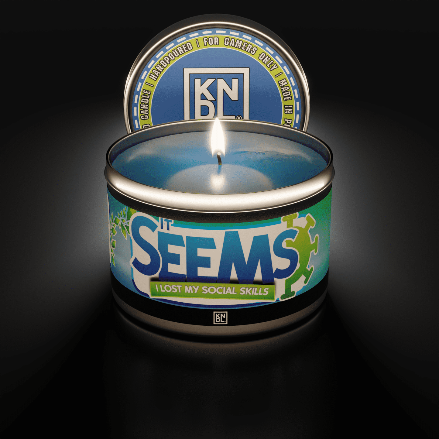TIN NR 14 | IT SEEMS I LOST MY SOCIAL SKILLS | THE SIMS INSPIRED SCENTED CANDLE