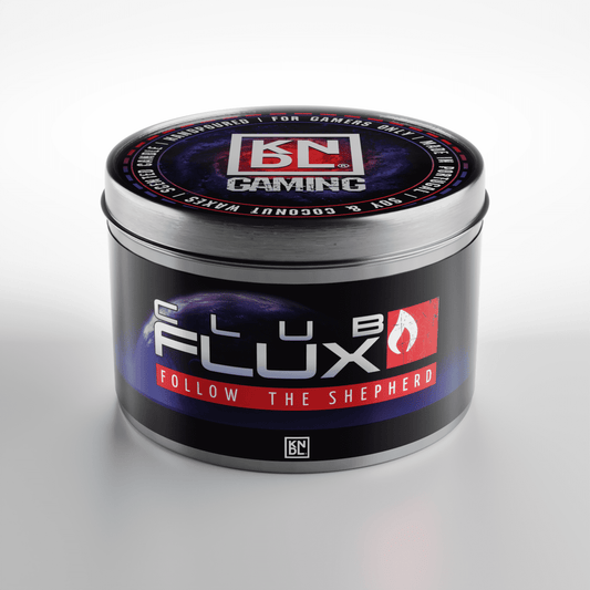 TIN NR 27 | CLUB FLUX | MASS EFFECT INSPIRED SCENTED CANDLE