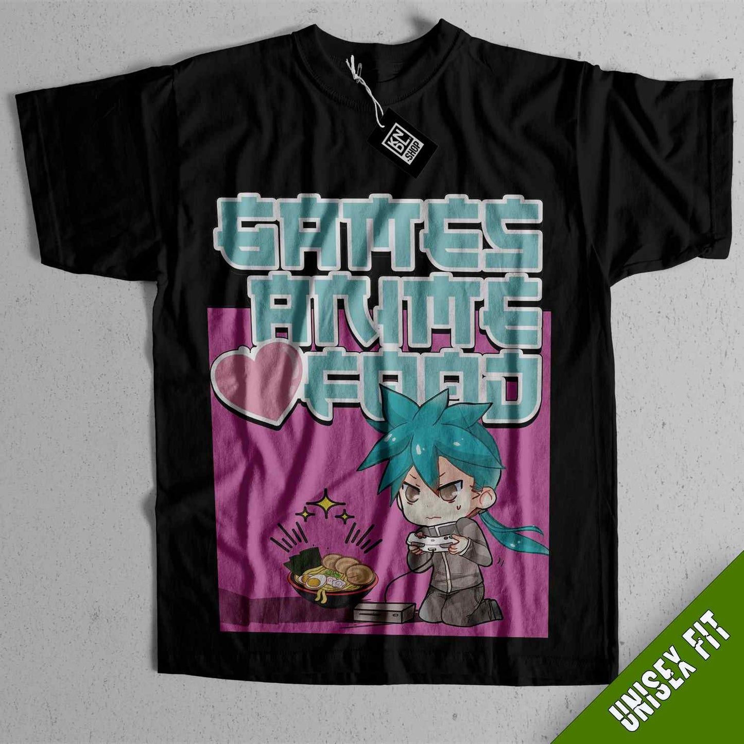 a t - shirt with an image of an anime character on it