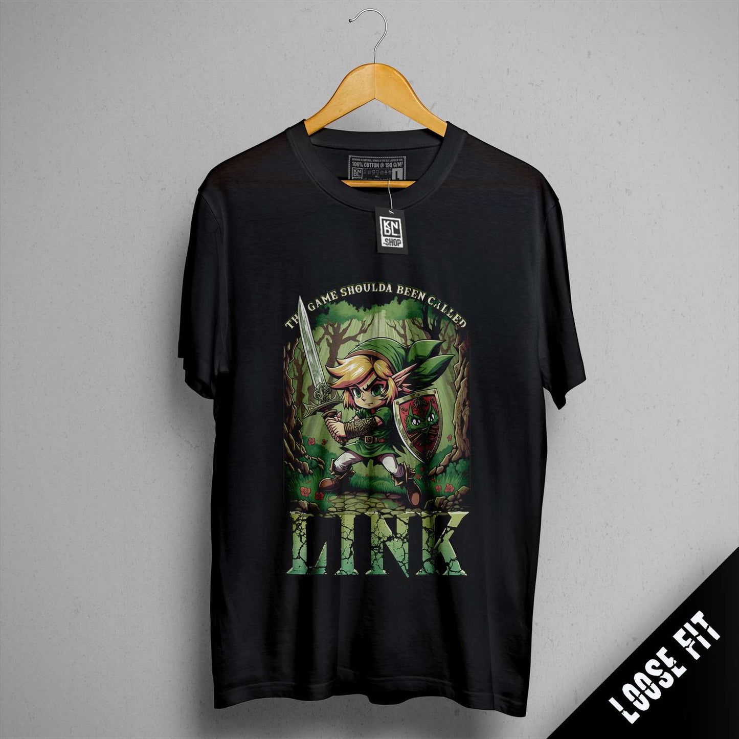 a black shirt with a link link link link link link link link link link link