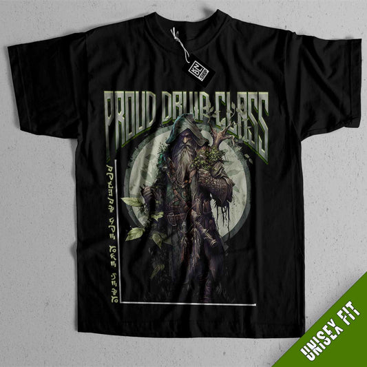 a black shirt with a picture of a creature on it