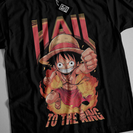 a black shirt with a picture of a man wearing a hat