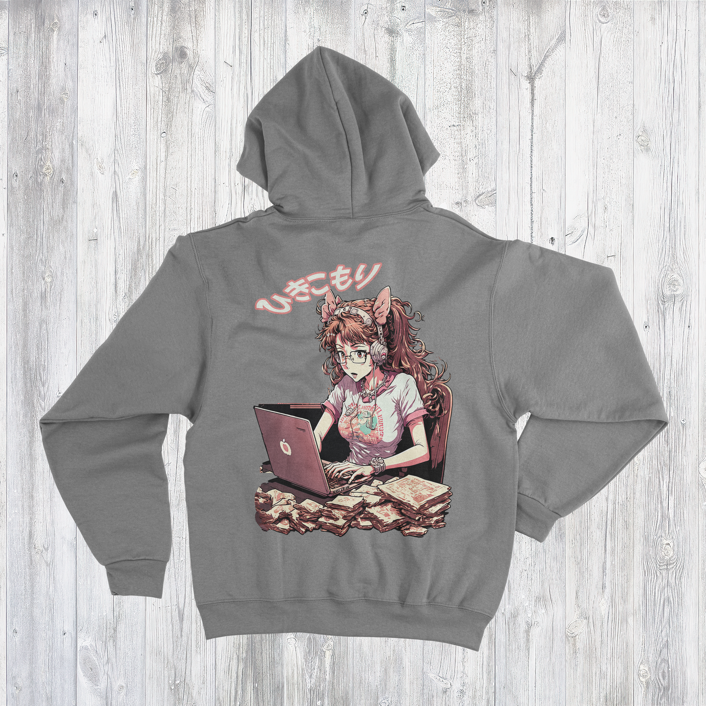 NR 03 | HIKIKOMORI | INSPIRED BY JAPANESE CULTURE | UNISEX HOODIE SWEATER | KANGAROO POCKETS | CVC