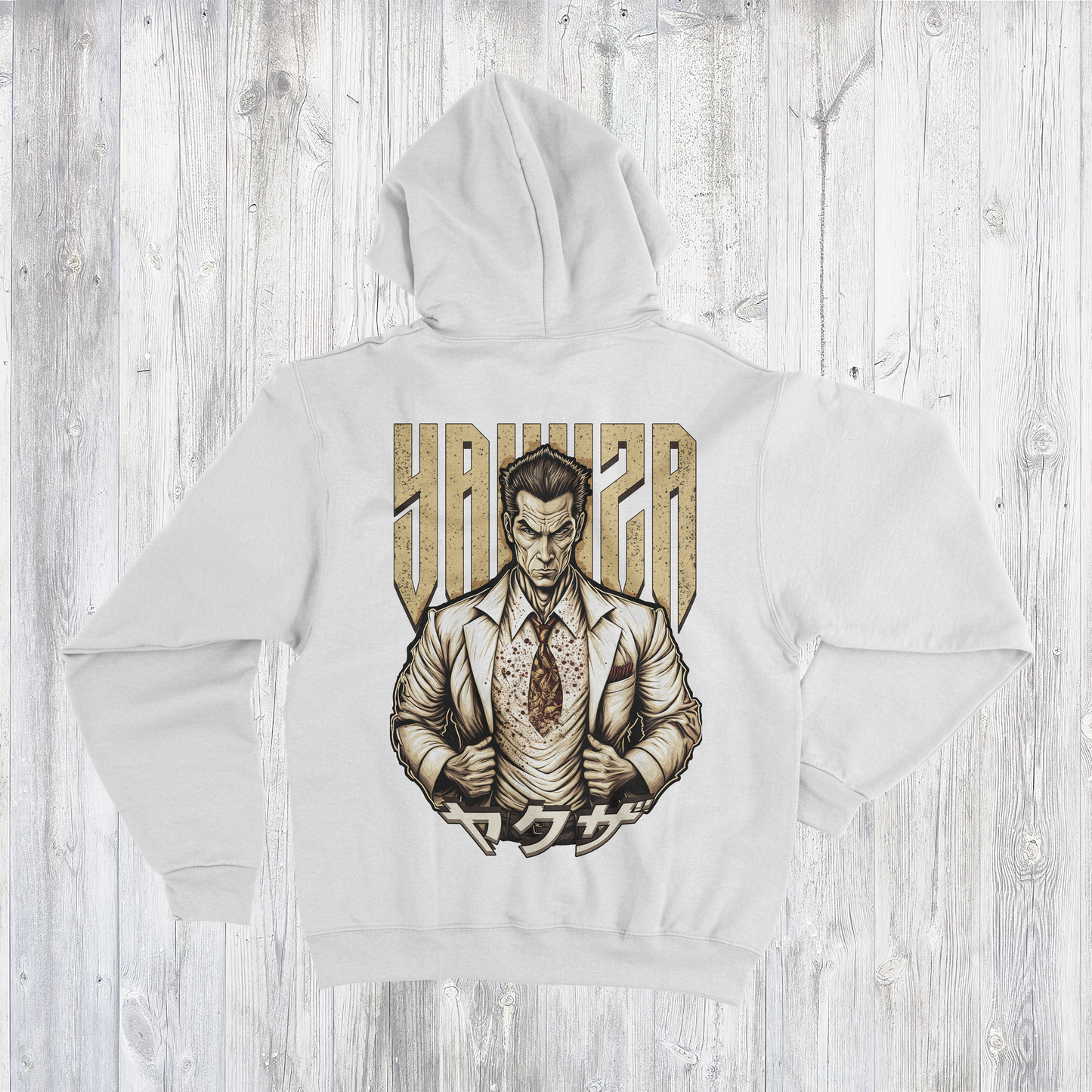 NR 18 | BIG BOSS | INSPIRED BY YAKUZA | UNISEX HOODIE SWEATER | KANGAROO POCKETS | CVC