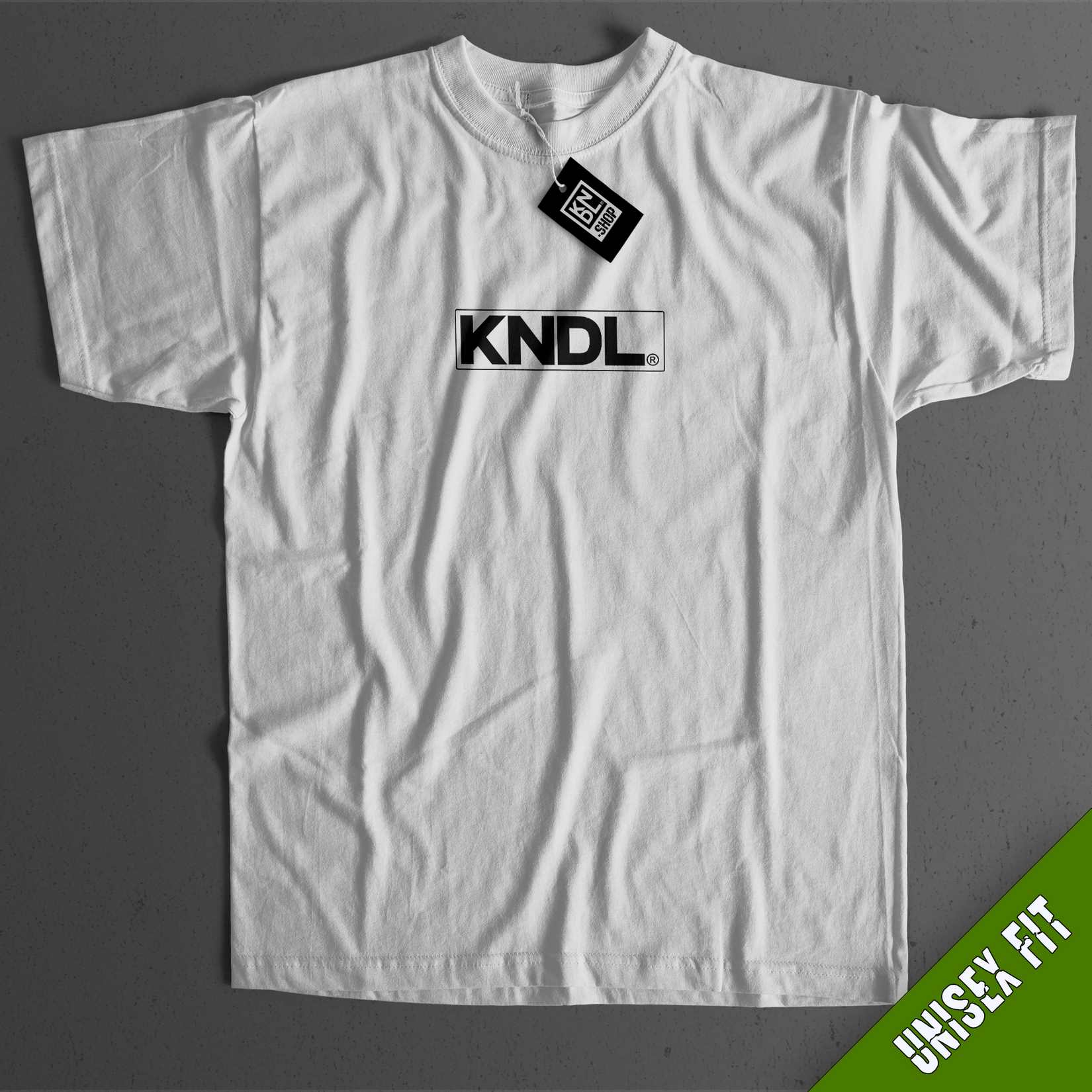 a white t - shirt with the words kindl on it