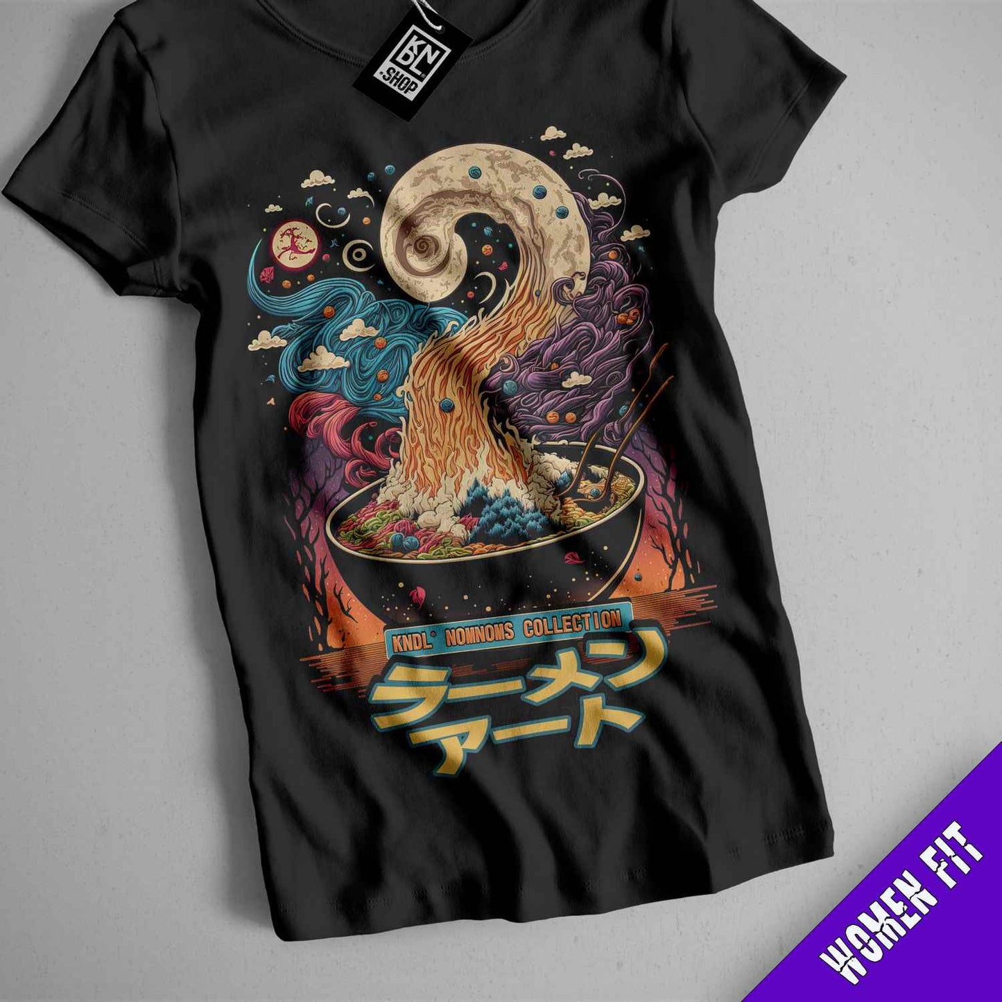 a t - shirt with an image of a witch stirring a pot