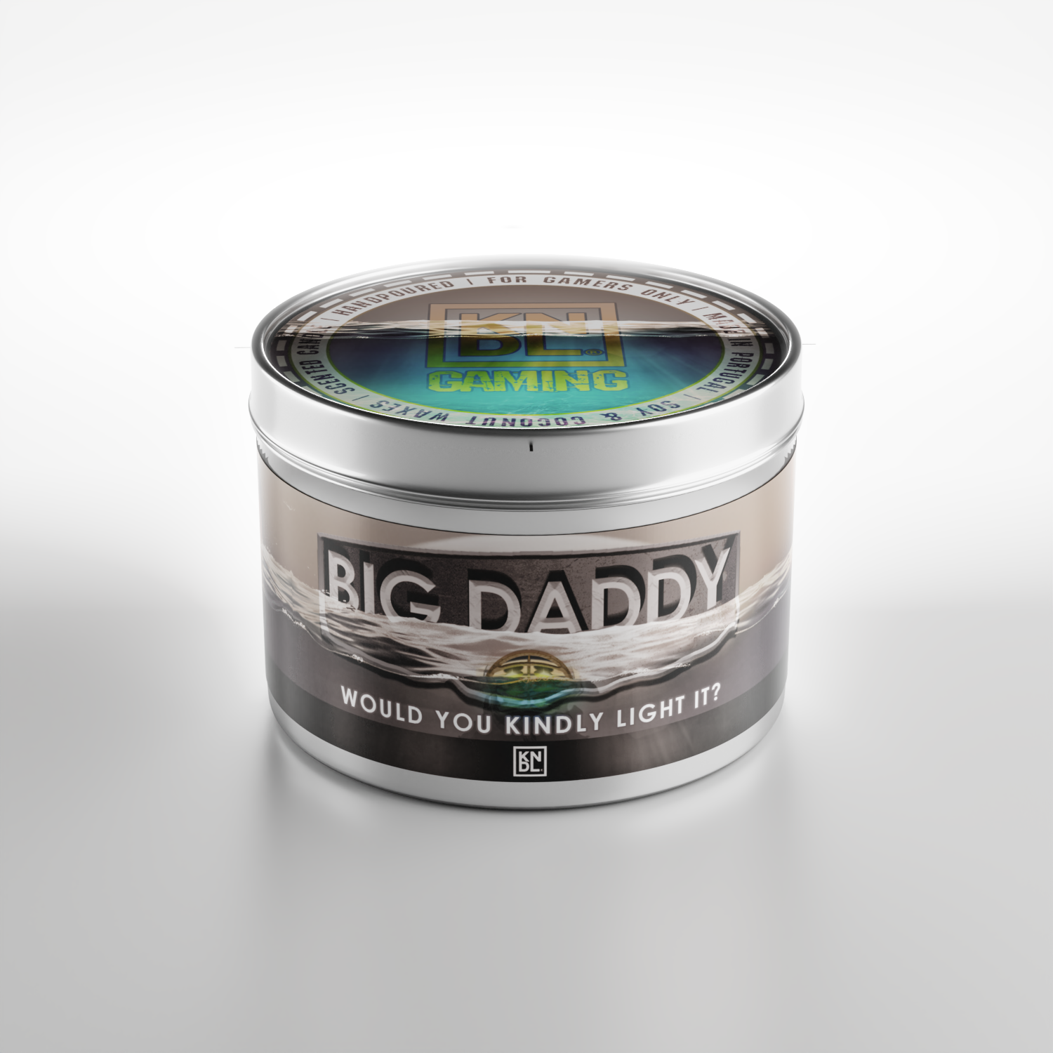 TIN NR 26 | BIG DADDY | BIOSHOCK INSPIRED SCENTED CANDLE