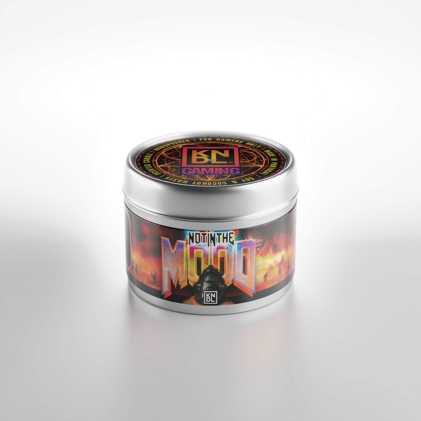 TIN NR 17 | NOT IN THE MOOD | DOOM INSPIRED SCENTED CANDLE