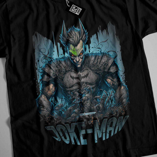 a black t - shirt with a picture of a batman