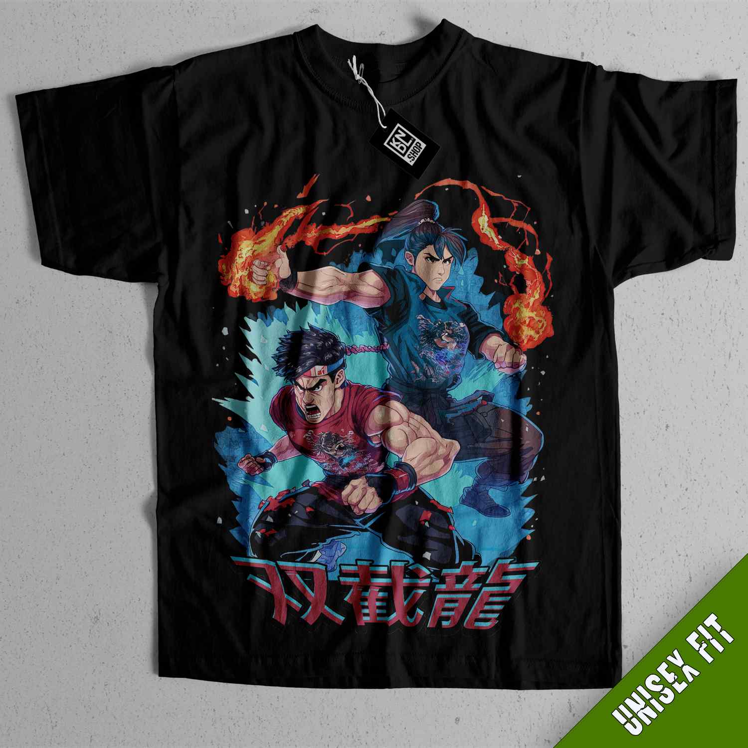 a t - shirt with a picture of the characters of street fighter