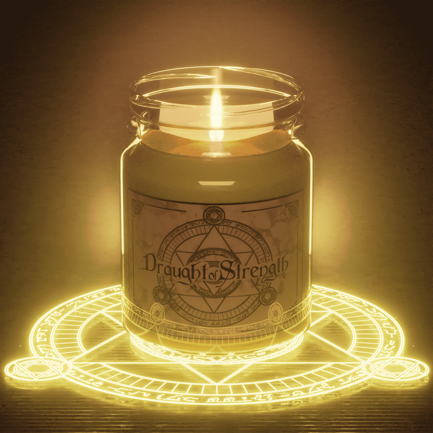 DRAUGHT OF STRENGTH | CELESTIAL MANGO | POTION SCENTED CANDLE