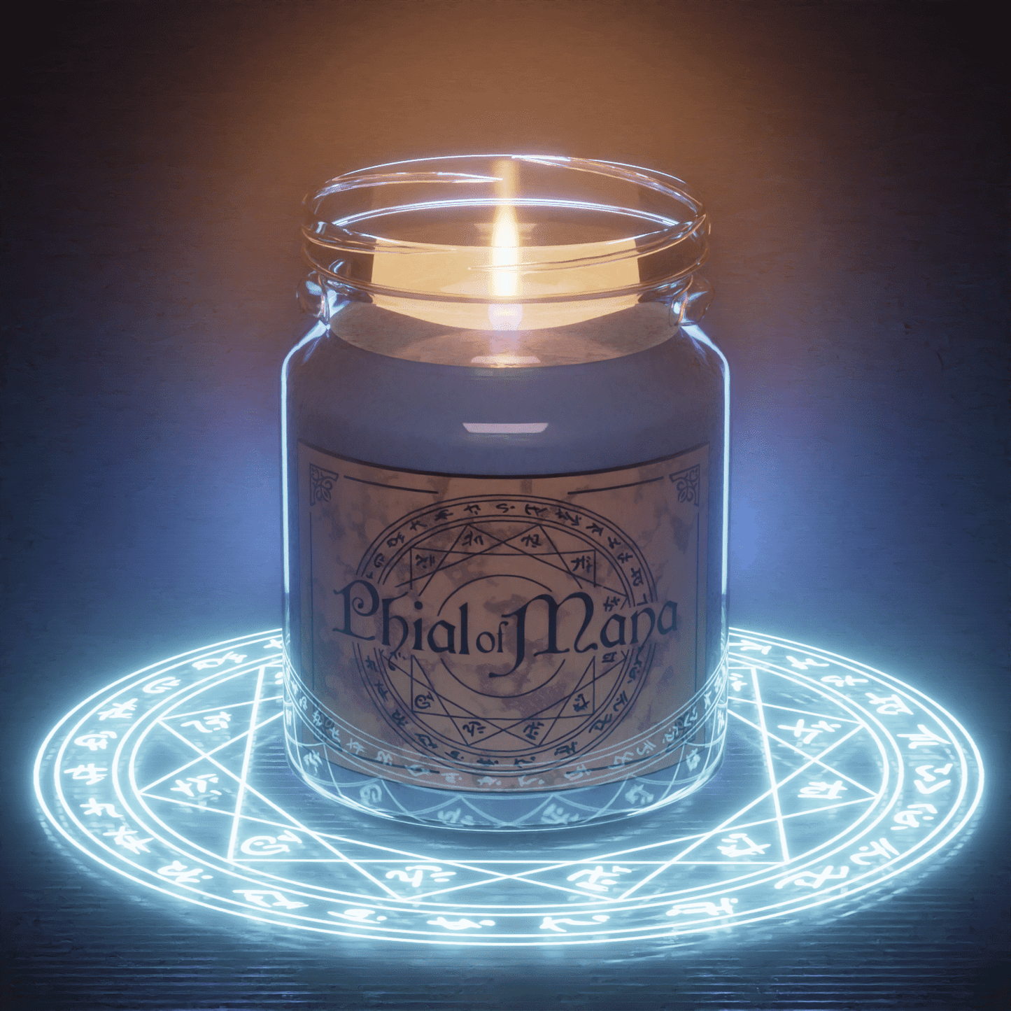 PHIAL OF MANA | MYSTIC LOTUS-ORCHID | POTION SCENTED CANDLE