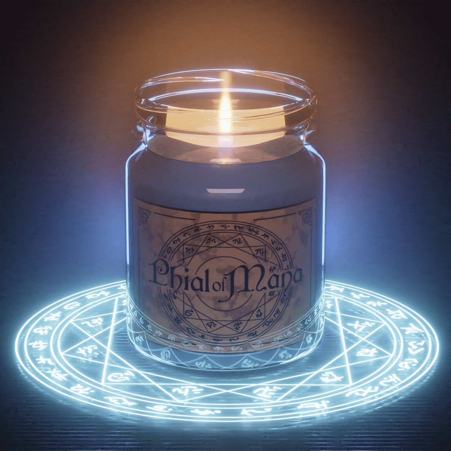 PHIAL OF MANA | MYSTIC LOTUS-ORCHID | POTION SCENTED CANDLE
