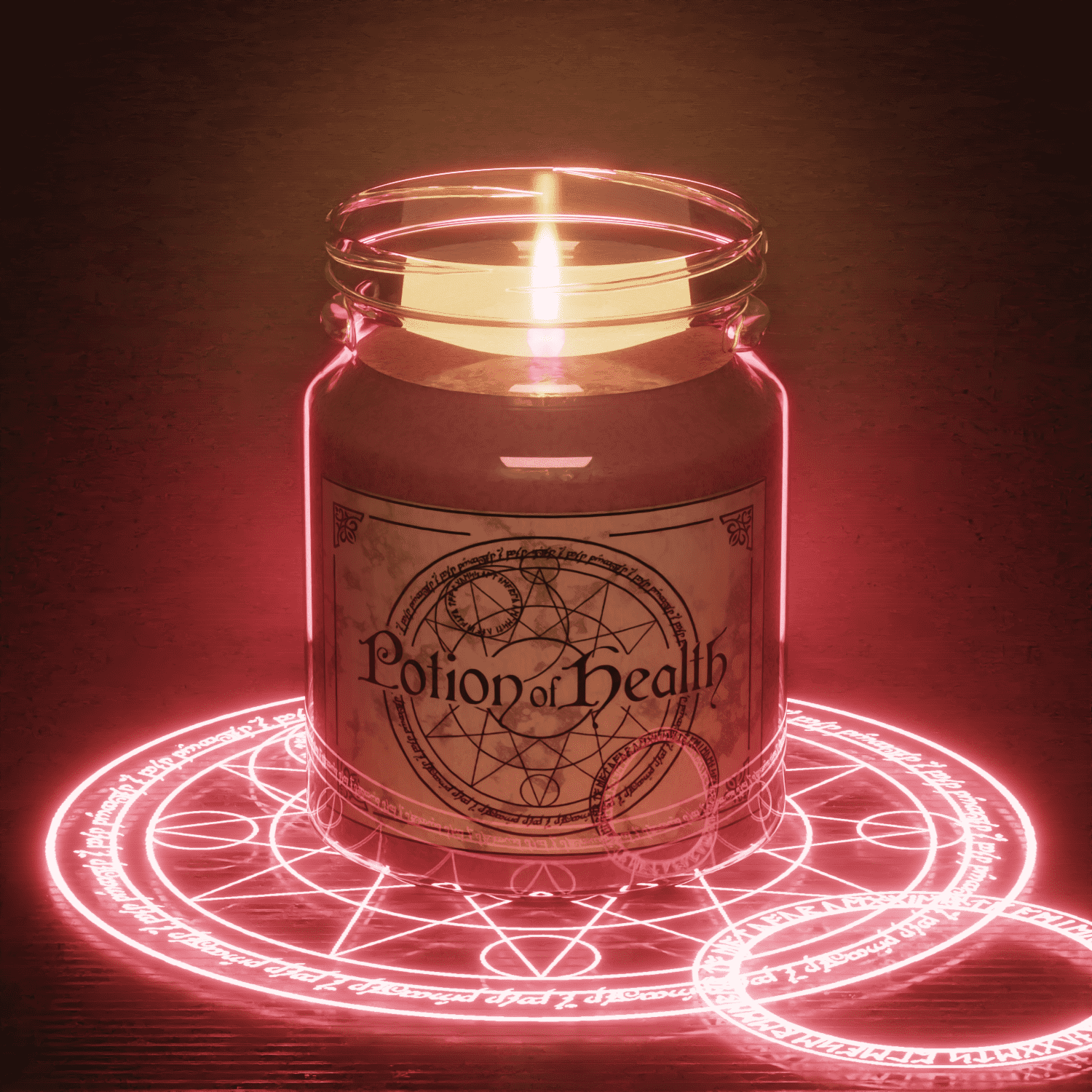 POTION OF HEALTH | ENCHANTED STRAWBERRY | POTION SCENTED CANDLE
