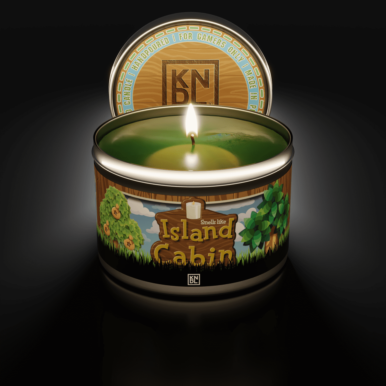 TIN NR 13 | ISLAND CABIN | ANIMAL CROSSING INSPIRED SCENTED CANDLE