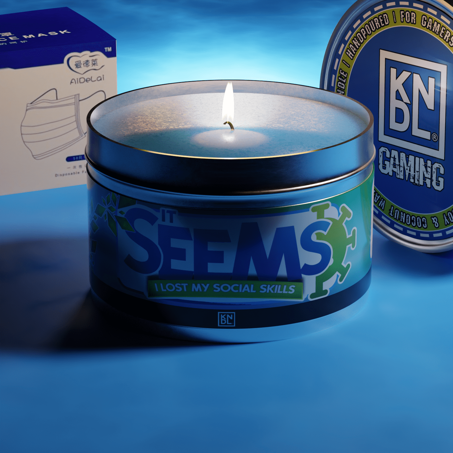 TIN NR 14 | IT SEEMS I LOST MY SOCIAL SKILLS | THE SIMS INSPIRED SCENTED CANDLE