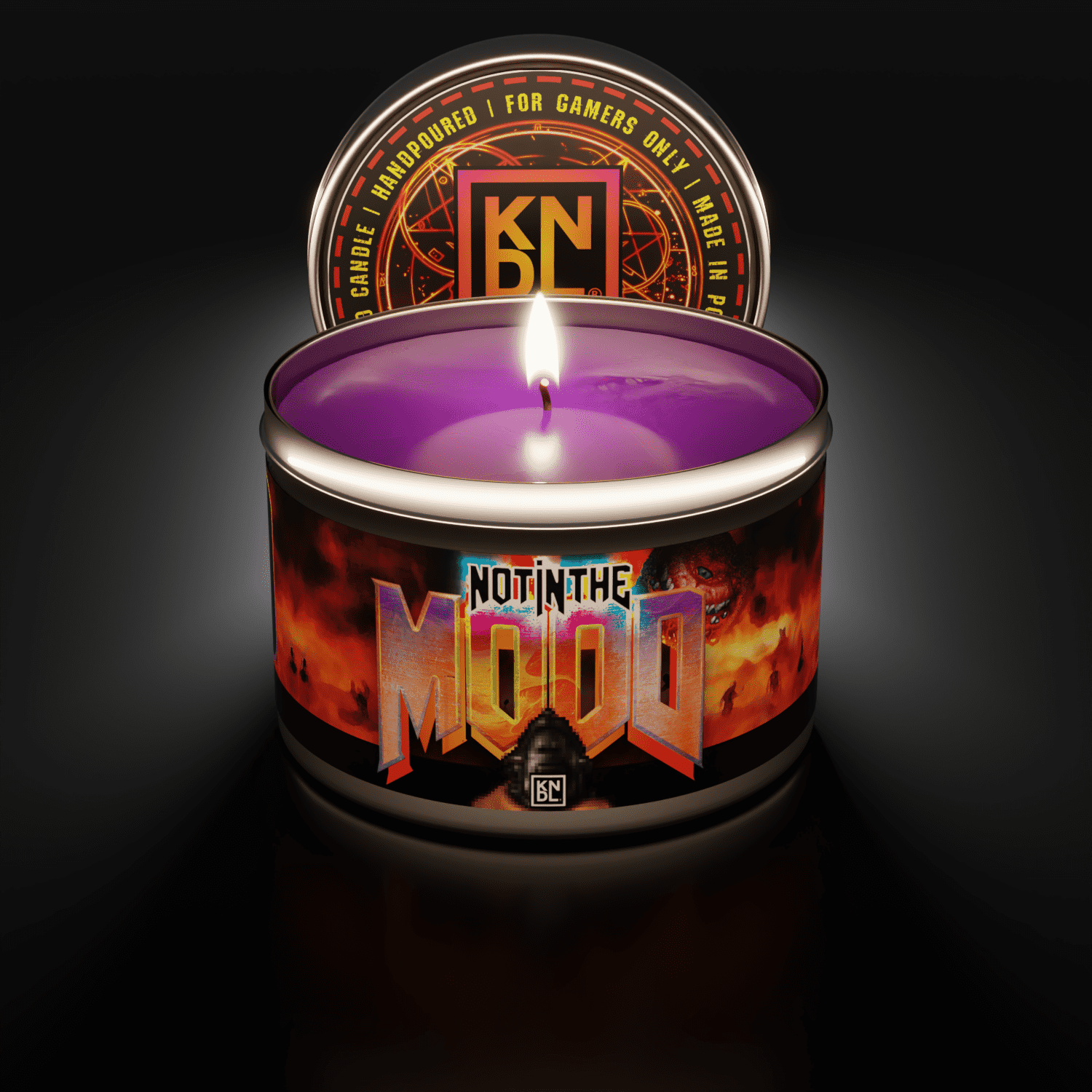 TIN NR 17 | NOT IN THE MOOD | DOOM INSPIRED SCENTED CANDLE