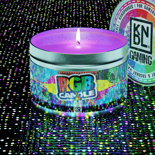 TIN NR 25 | RGB CANDLE | LED LIGHT INSPIRED SCENTED CANDLE