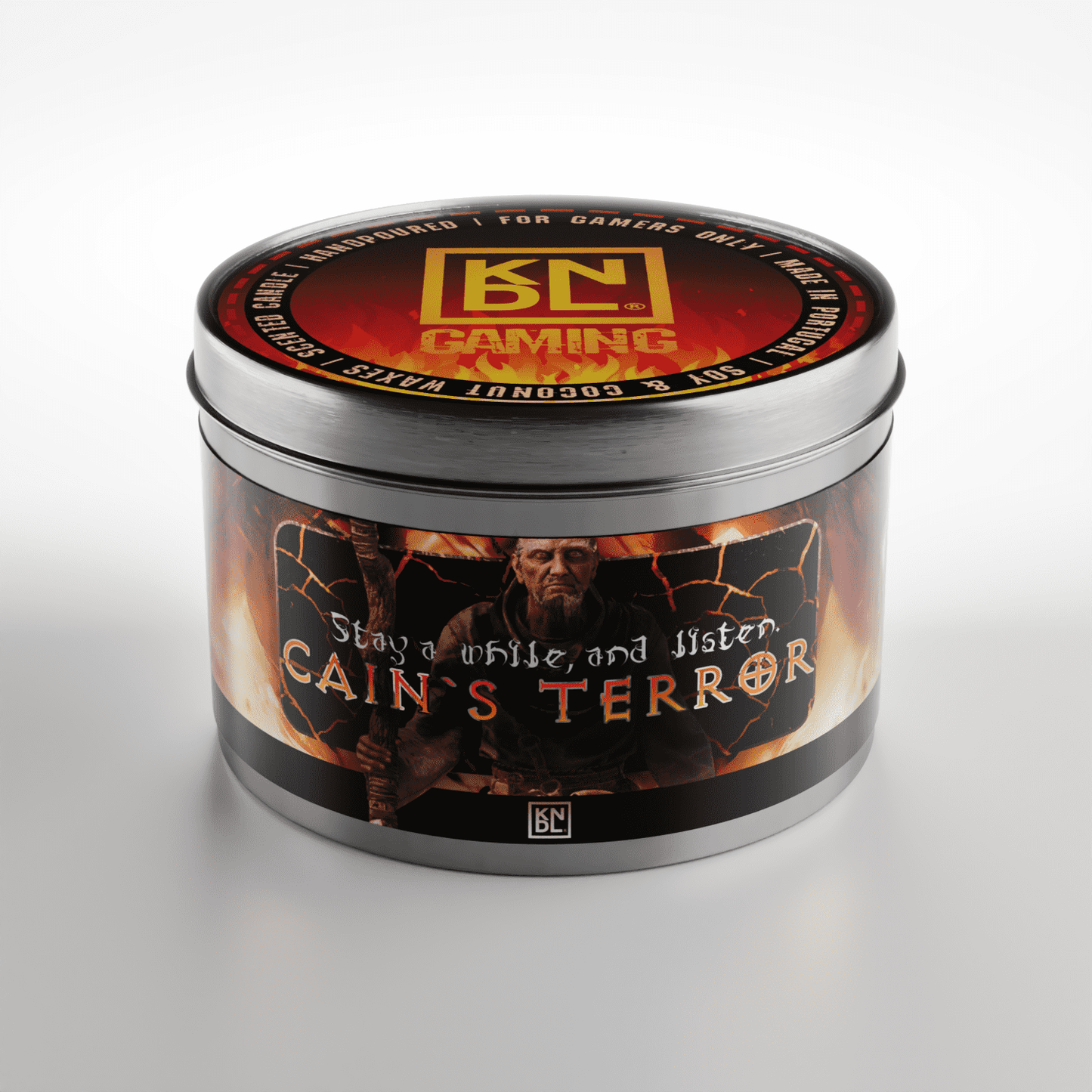 TIN NR 02 | CAIN'S TERROR | DIABLO INSPIRED SCENTED CANDLE