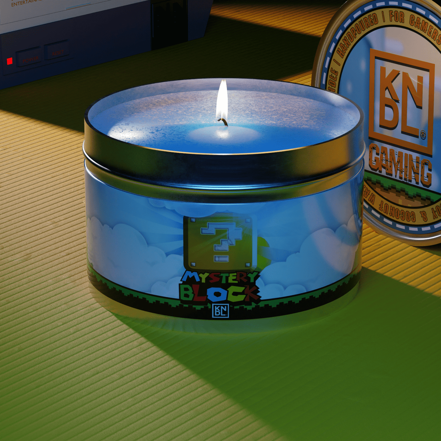 TIN NR 30 | MYSTERY BLOCK | SUPER MARIO INSPIRED SCENTED CANDLE