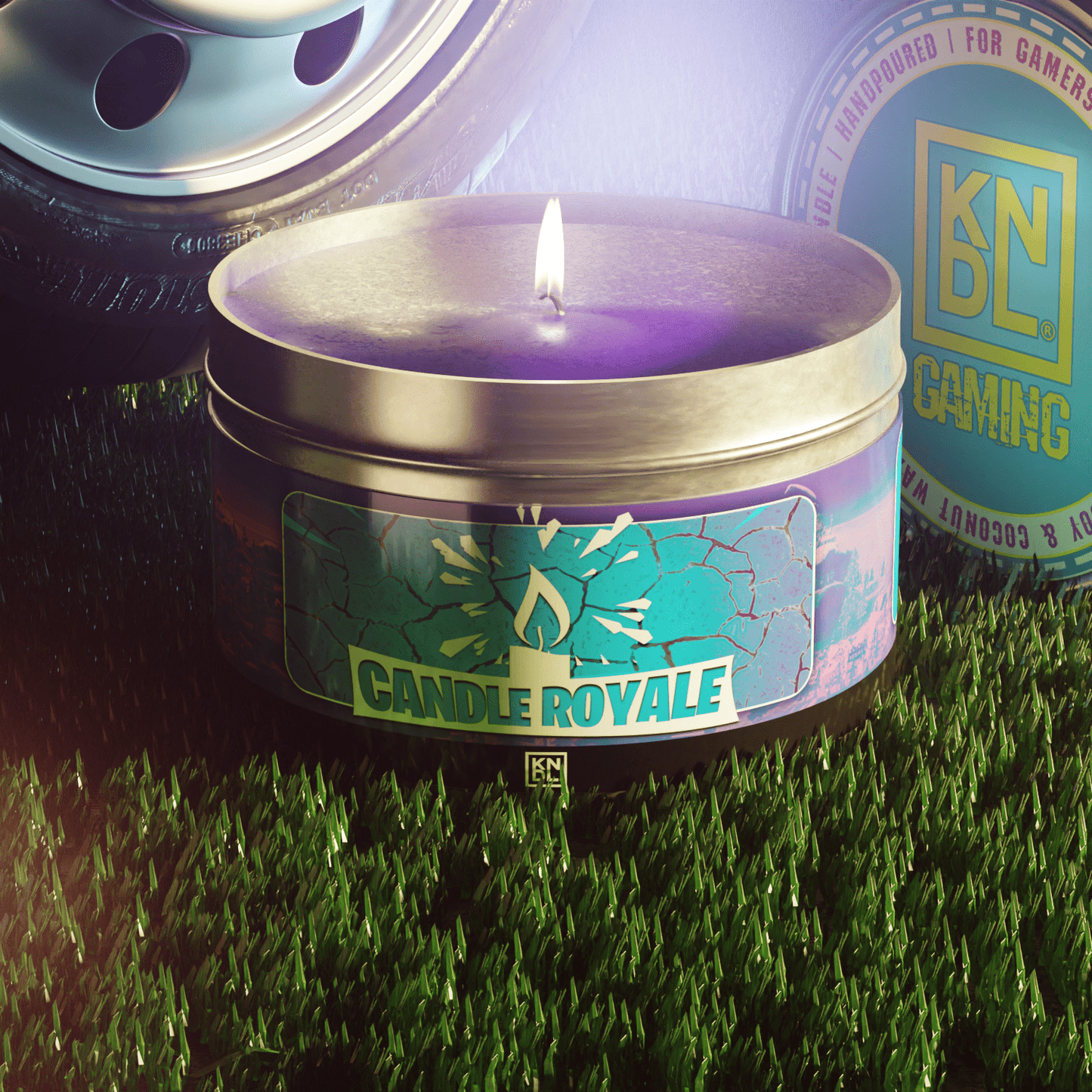 TIN NR 04 | CANDLE ROYALE | FORTNITE INSPIRED SCENTED CANDLE