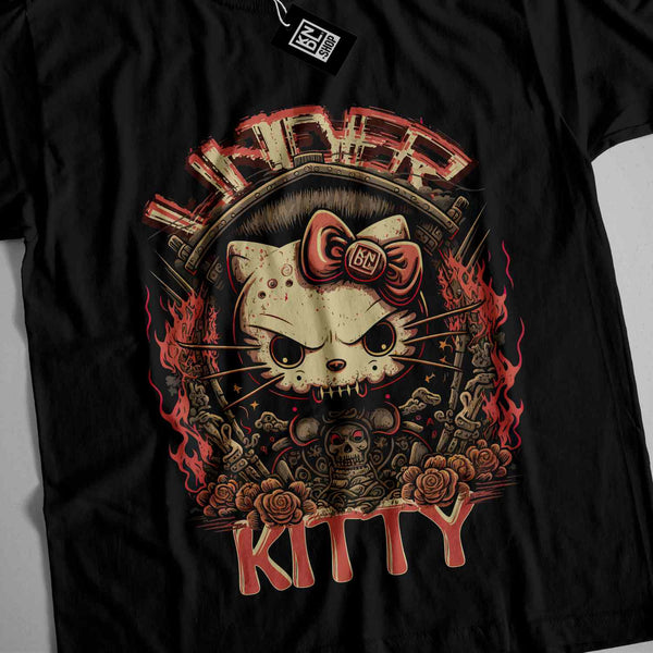 ★KIRSH★ Kirsh X Viva Studio Black Cat Washing T-Shirt Burg MUSINSA | VIVASTUDIO BLACK CAT TEE [WHITE]