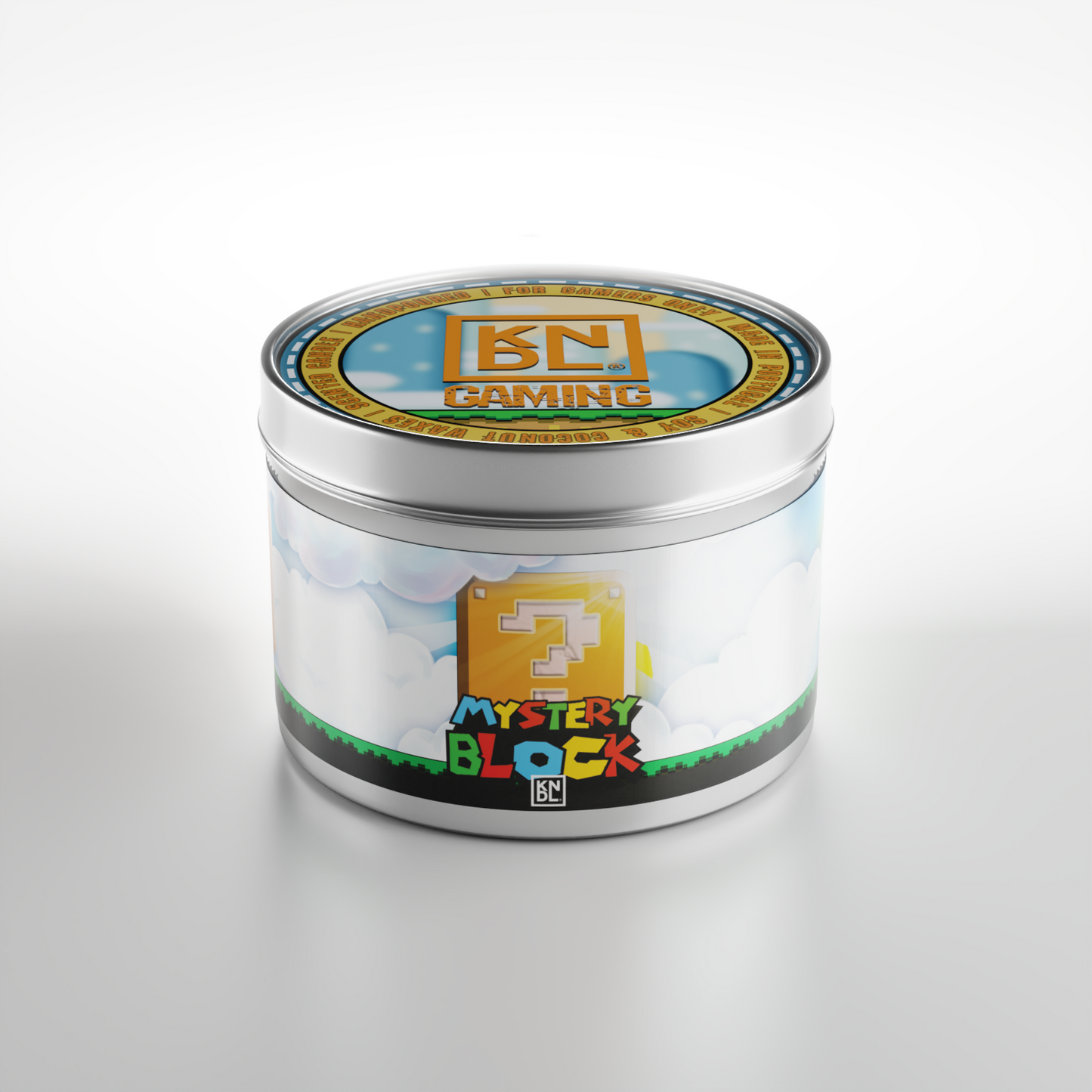 TIN NR 30 | MYSTERY BLOCK | SUPER MARIO INSPIRED SCENTED CANDLE
