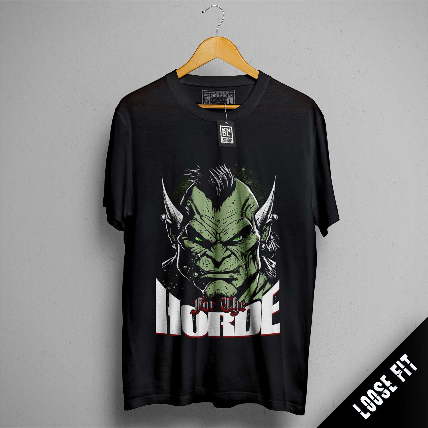 a black t - shirt with a picture of the hulk on it