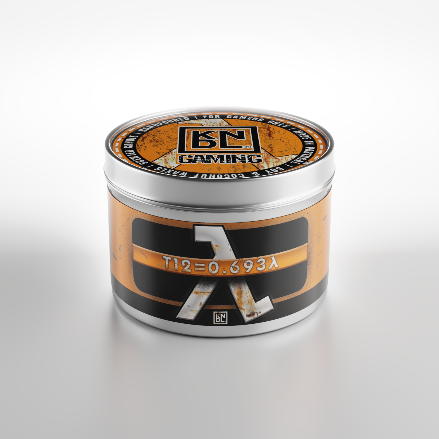 TIN NR 21 | T12=0.693Λ | HALF-LIFE INSPIRED SCENTED CANDLE