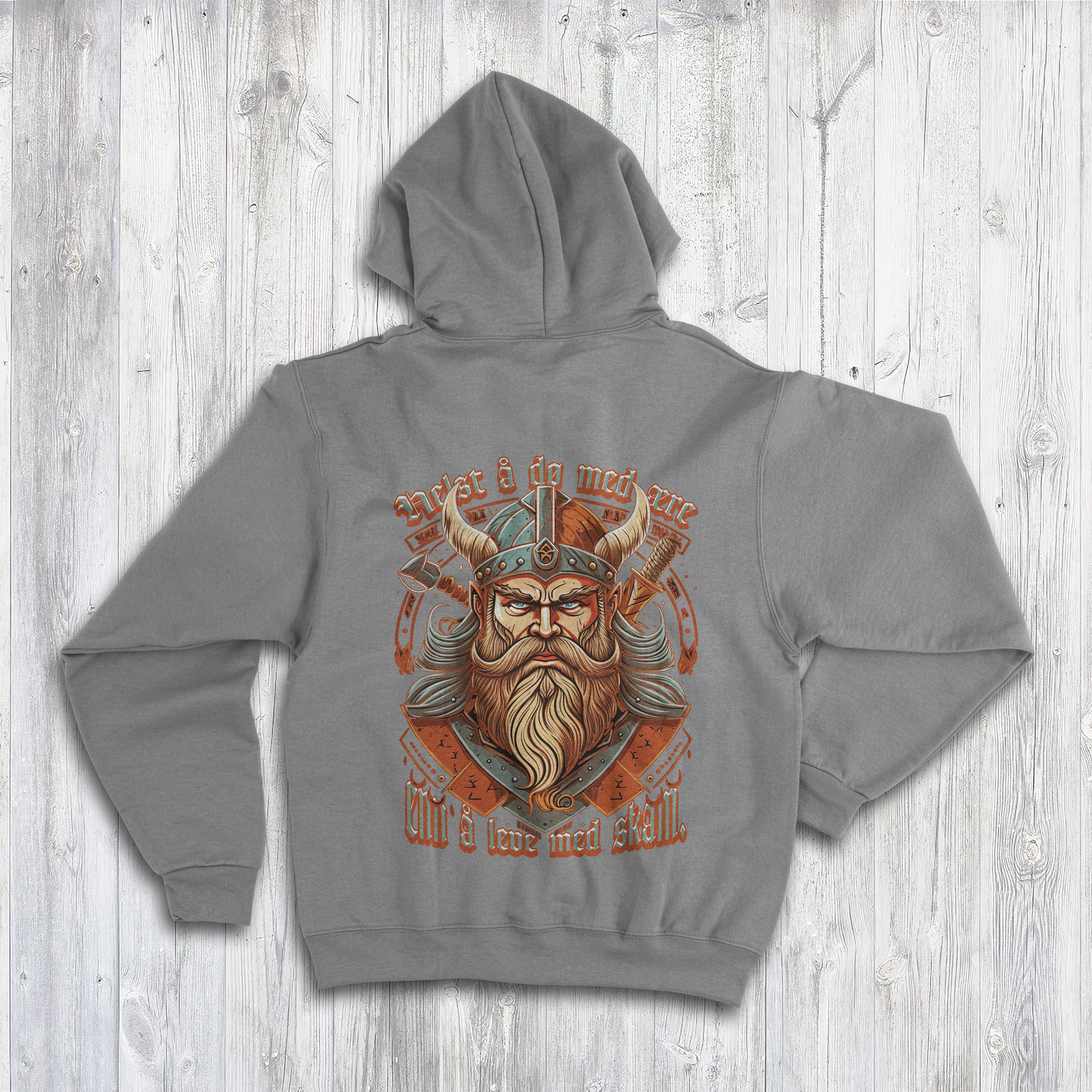 NR 53 | INSPIRED BY VIKINGS, ASSASSIN'S CREED VALHALLA | UNISEX HOODIE SWEATER | KANGAROO POCKETS | CVC